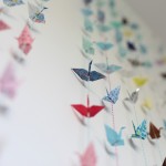 Guirlande origami BLEU – Image 2