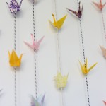 Guirlande origami JAUNE – Image 2