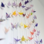 Guirlande origami JAUNE – Image 4