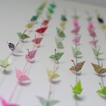 Guirlande origami VERT – Image 2